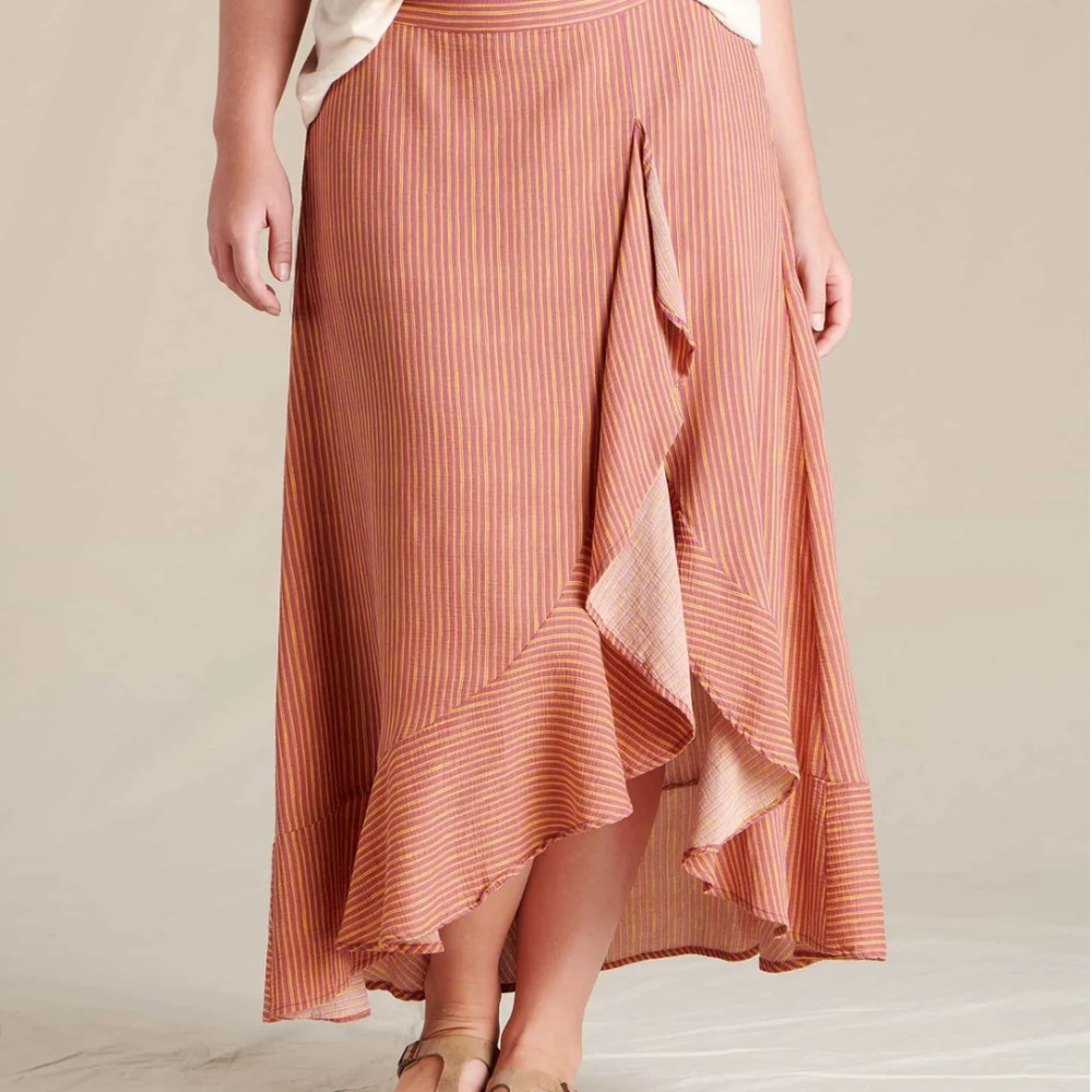Manzana Ruffle Maxi Skirt